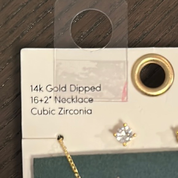 Astrological Sign Gold Necklace and Earrings Set NWT - Picture 5 of 12